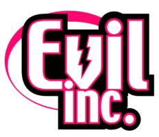 Villainy Incorporated Logo Evil Inc Pink