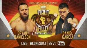 Bryan Danielson Vs Daniel Garcia Aew Fight For The Fallen July 27 2022
