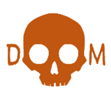 Legion Of Doon Logo 2 Skull Orange