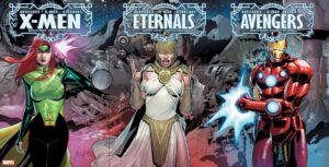 Axe Avengers X Men Eternals #1 Connecting Covers By Salvador Larroca