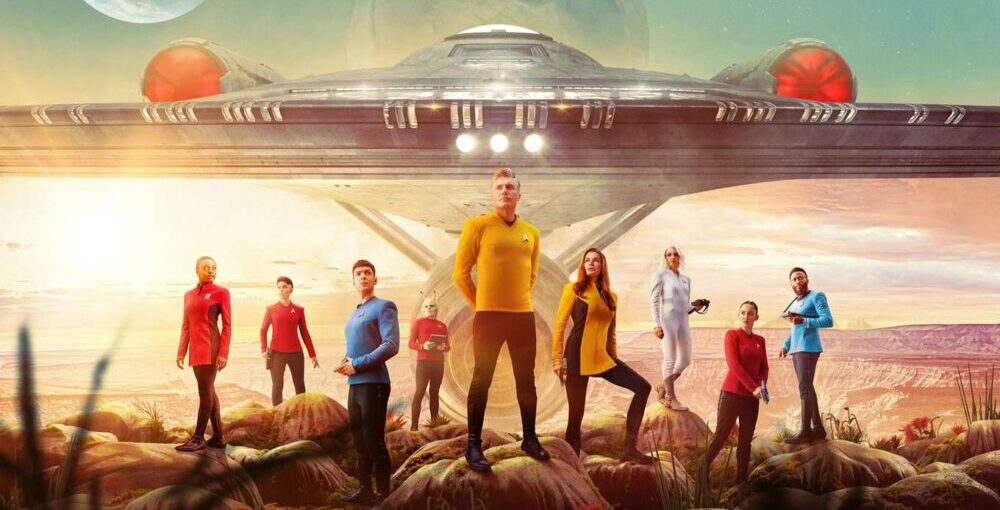 Star Trek Strange New Worlds cast banner
