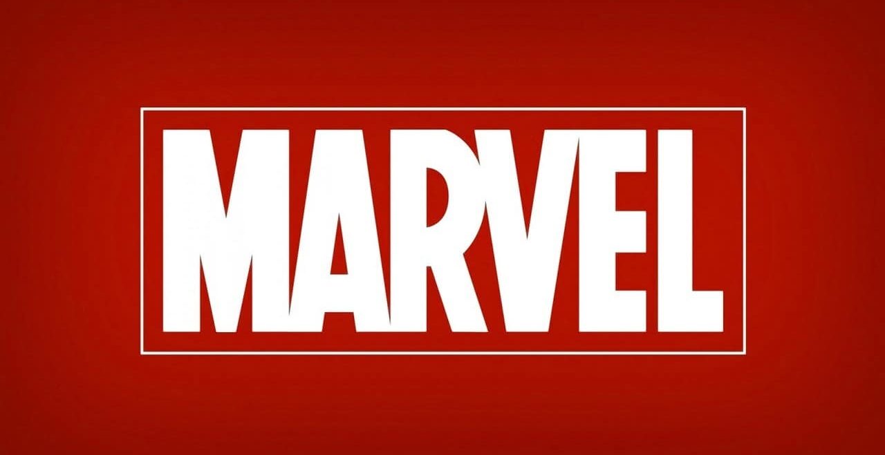 Marvel logo MCU banner red