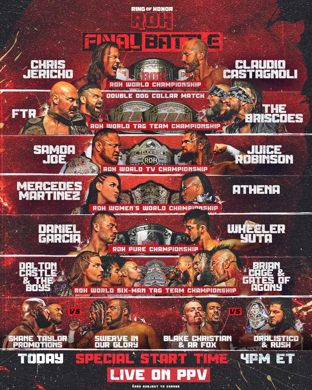 AEW ROH Final Battle 2022
