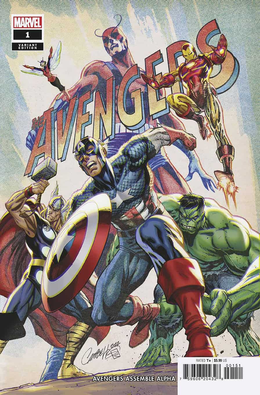 Avengers Assemble Alpha #1 spoilers 0-2 J. Scott Campbell
