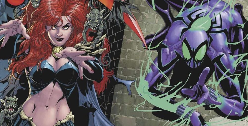 Dark Web X-Men #1 & Amazing Spider-Man #15 connecting variant covers Salvador Larroca banner