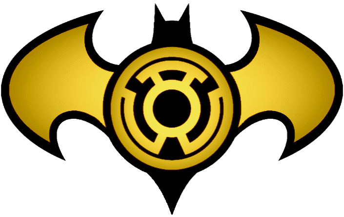 I Am Batman logo Yellow Lantern Sinestro Corps