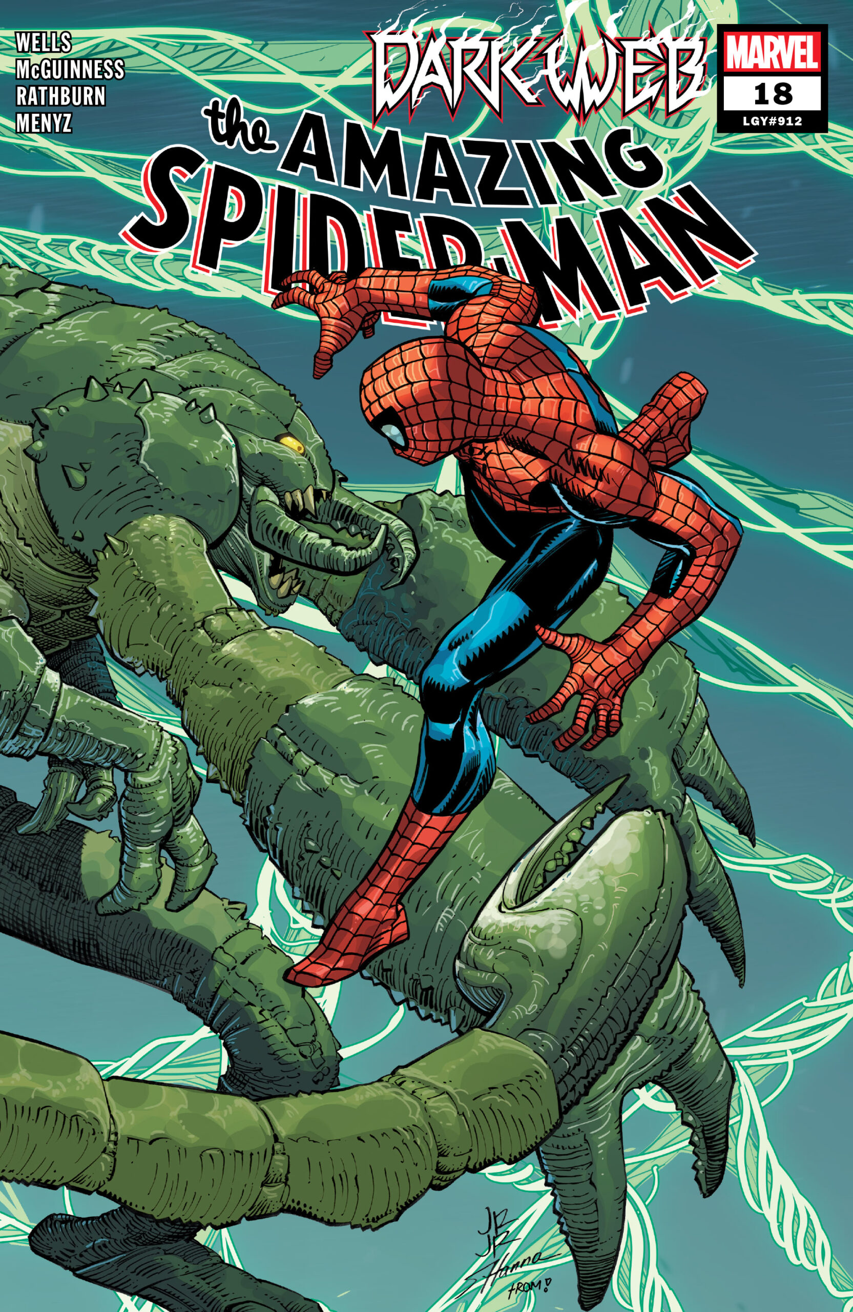 Amazing Spider-Man #18 spoilers 0-1 Dark Web