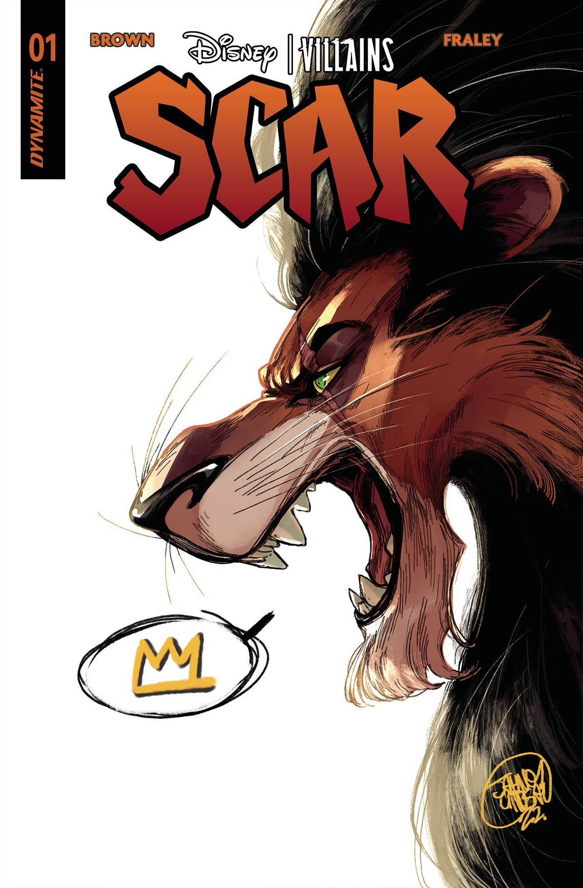 DISNEY VILLAINS SCAR #1 A Lion King