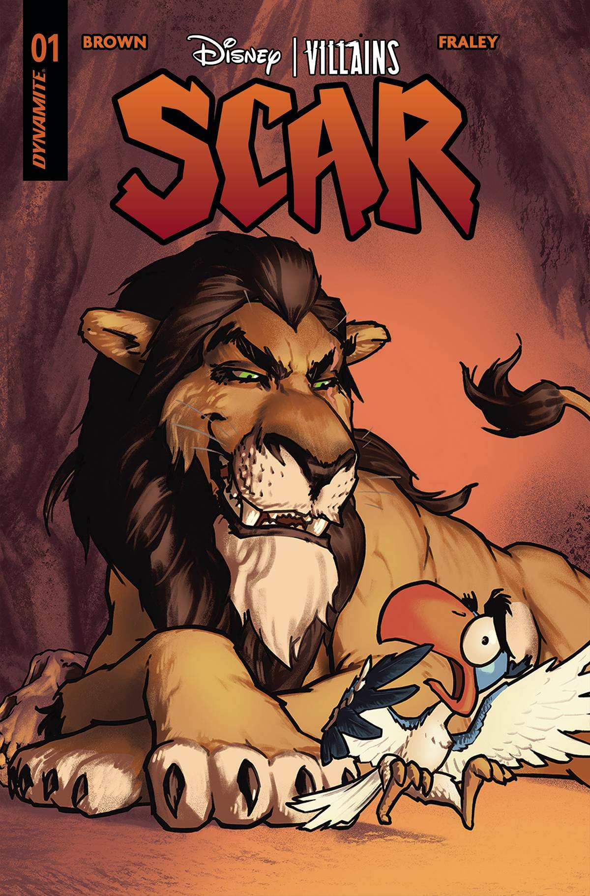 DISNEY VILLAINS SCAR #1 E Lion King by Gene Ha