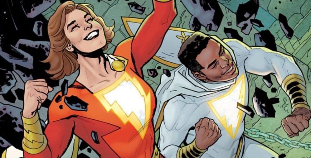 Lazarus Planet Once We Were Gods #1 spoilers 0 banner Shazam Family & Bolt White Adam by Yanick Paquette
