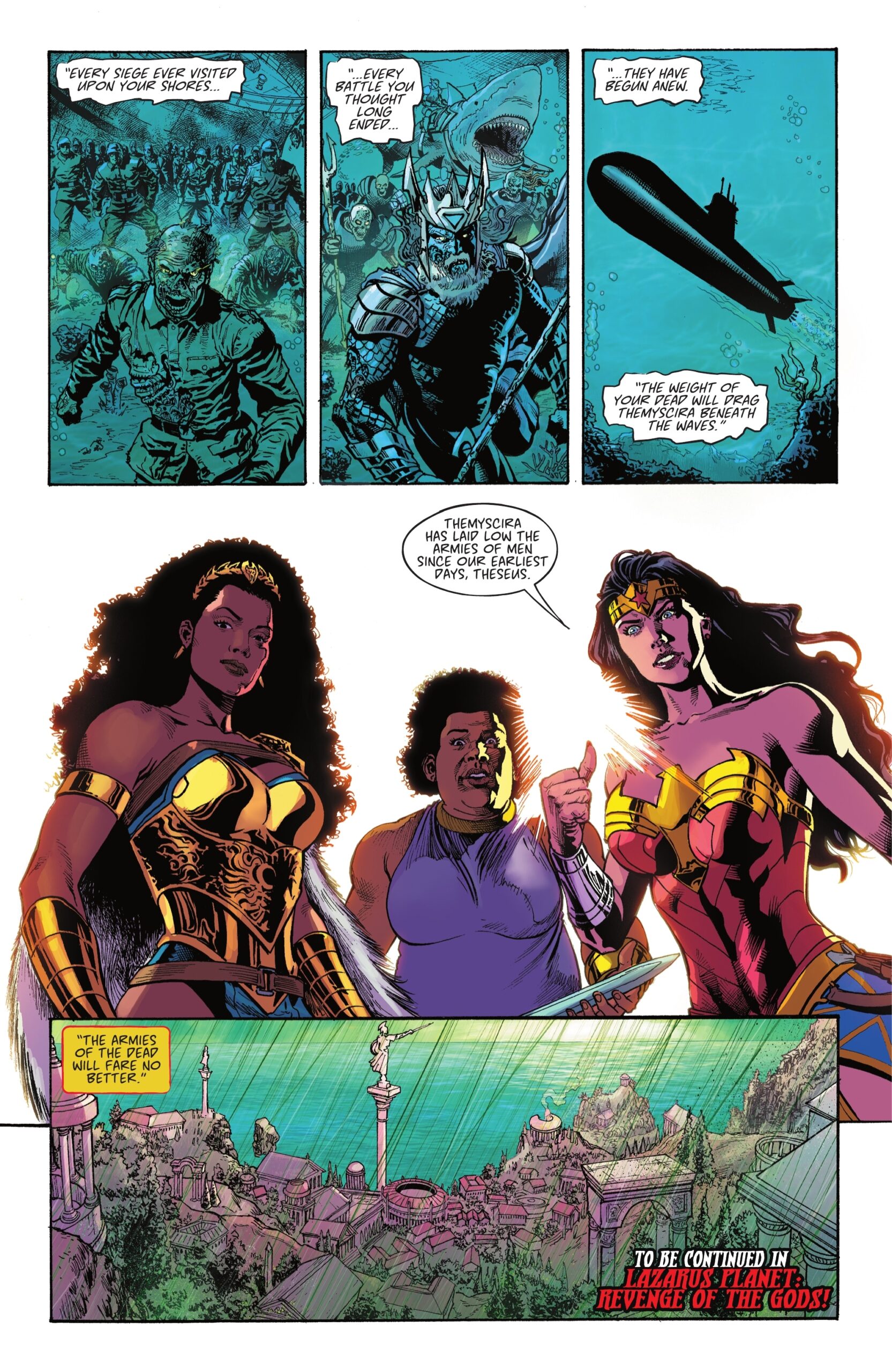 Hành tinh Lazarus Once We Were Gods #1 spoilers 16 Wonder Woman