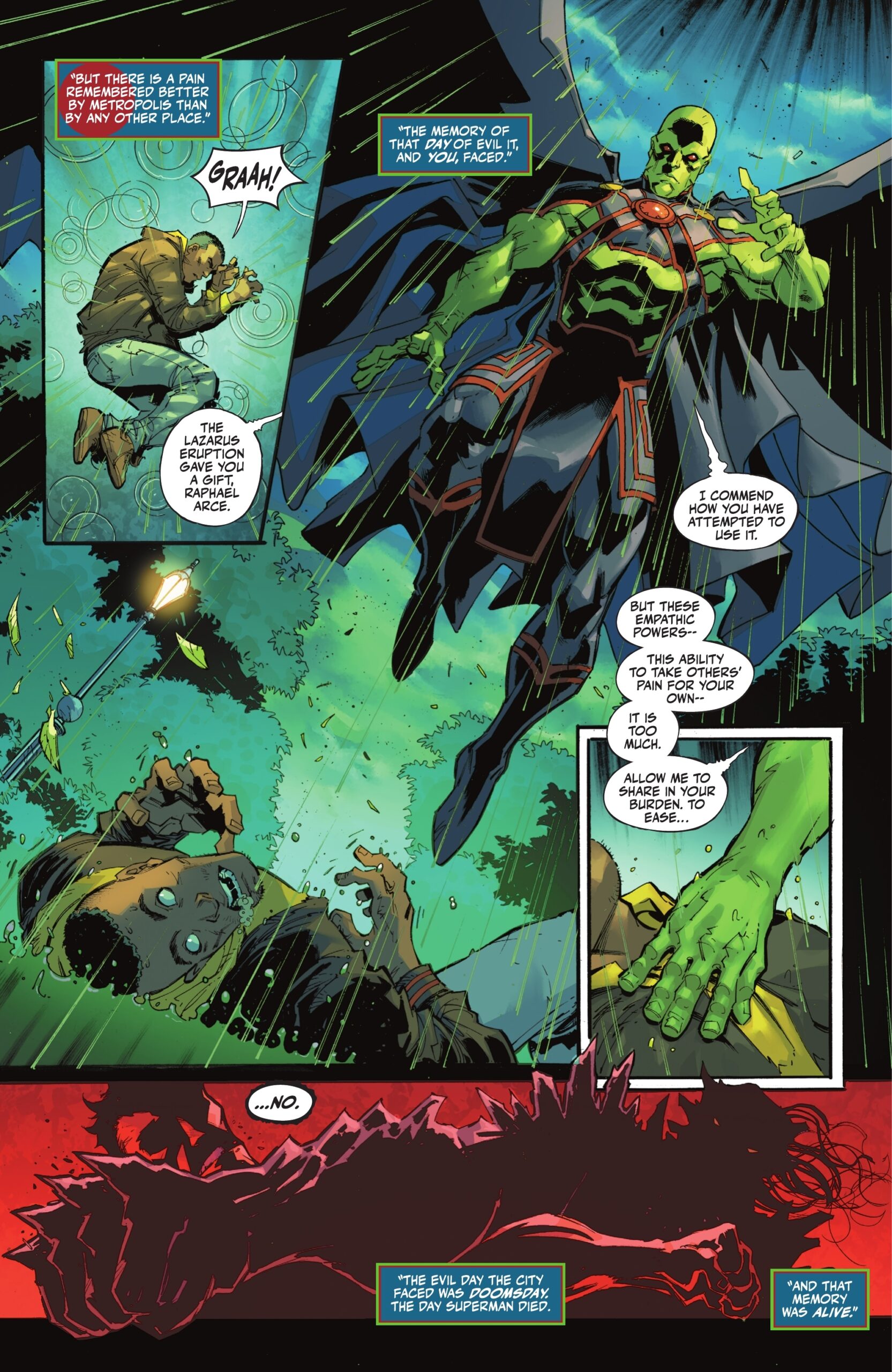 Lazarus Planet Once We Were Gods #1 spoilers 6 Martian Manhunter