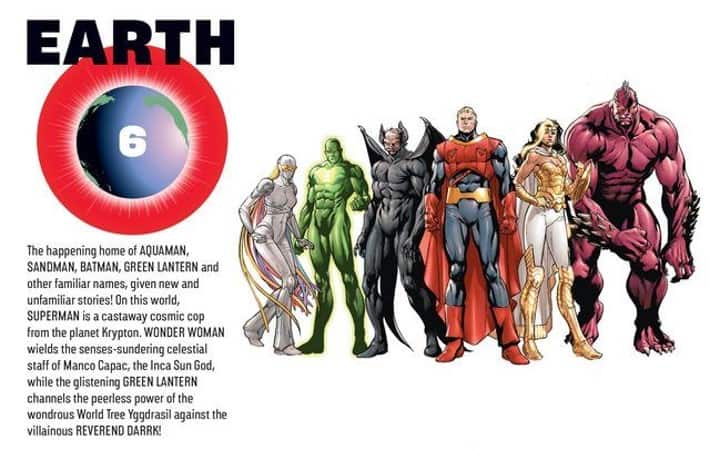 Multiveristy Guidebook #1 March 2015 Stan Lee - Earth 6 who's who