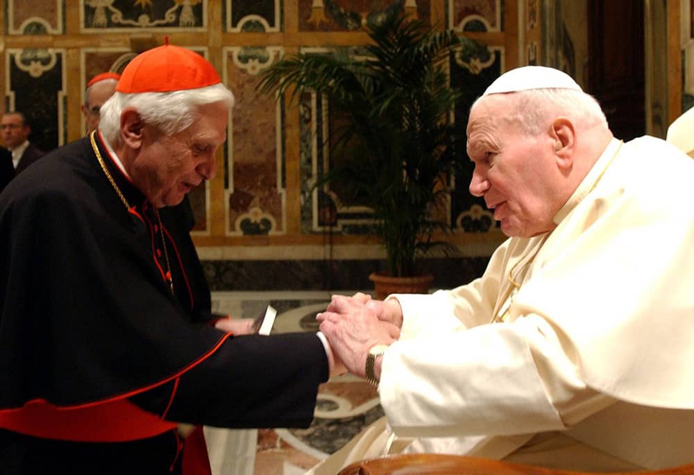 Pope John Paull II & Cardinal Joseph Ratzinger