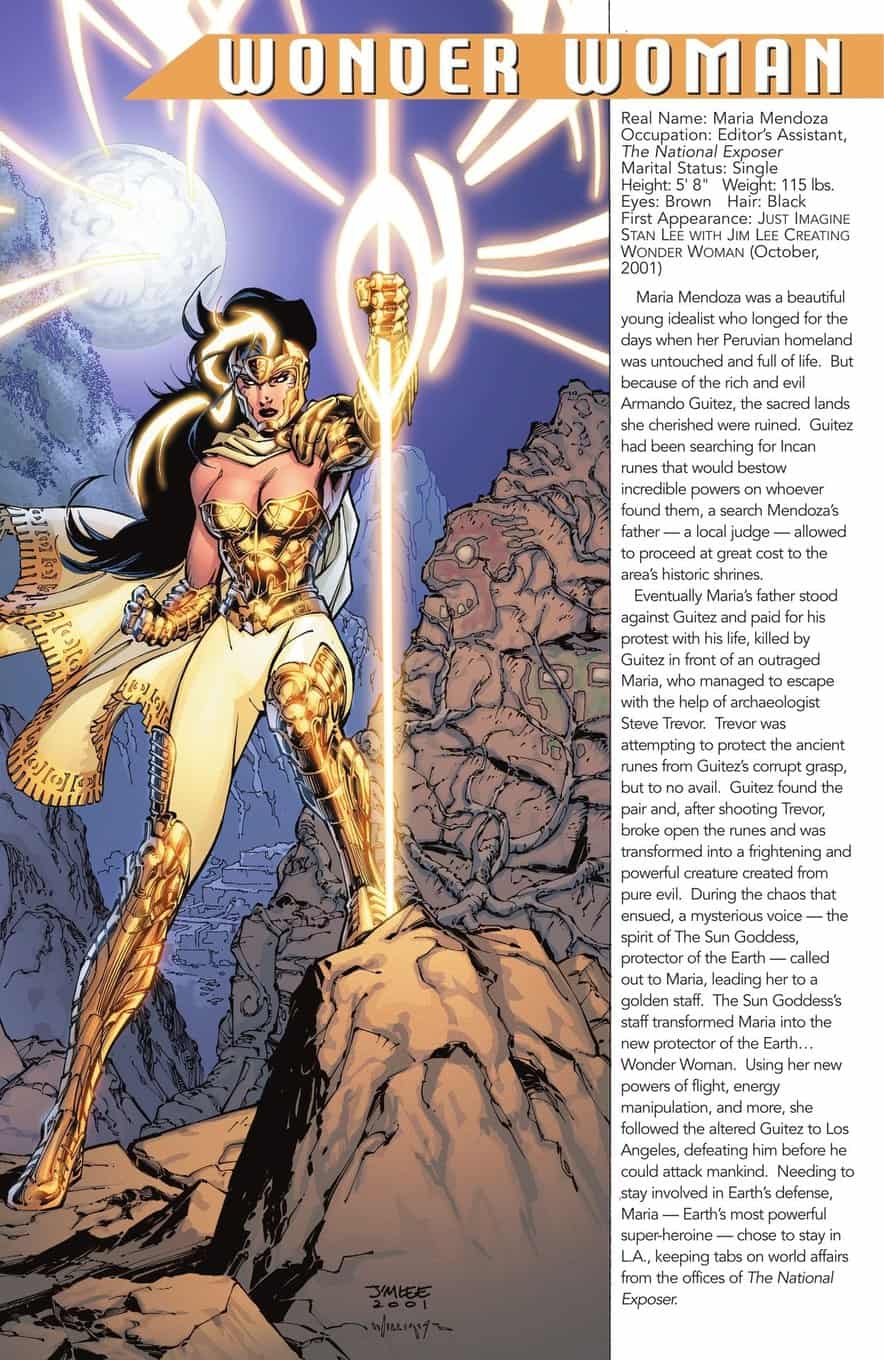 Tales From Earth-6 A Celebration Of Stan Lee #1 spoilers 0-16 Wonder Woman Who's Who