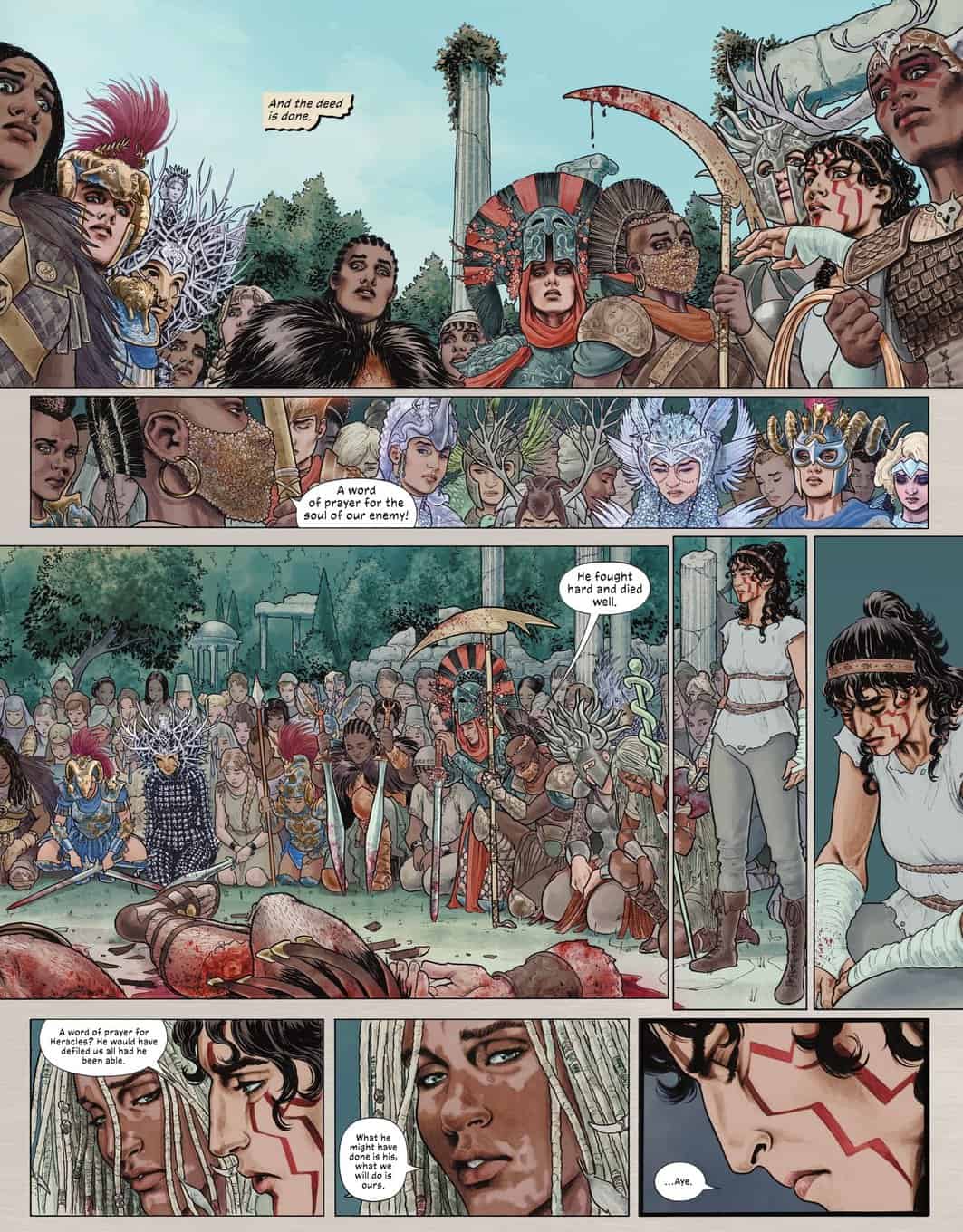 Wonder Woman Historia #3 spoilers 7 Heracles