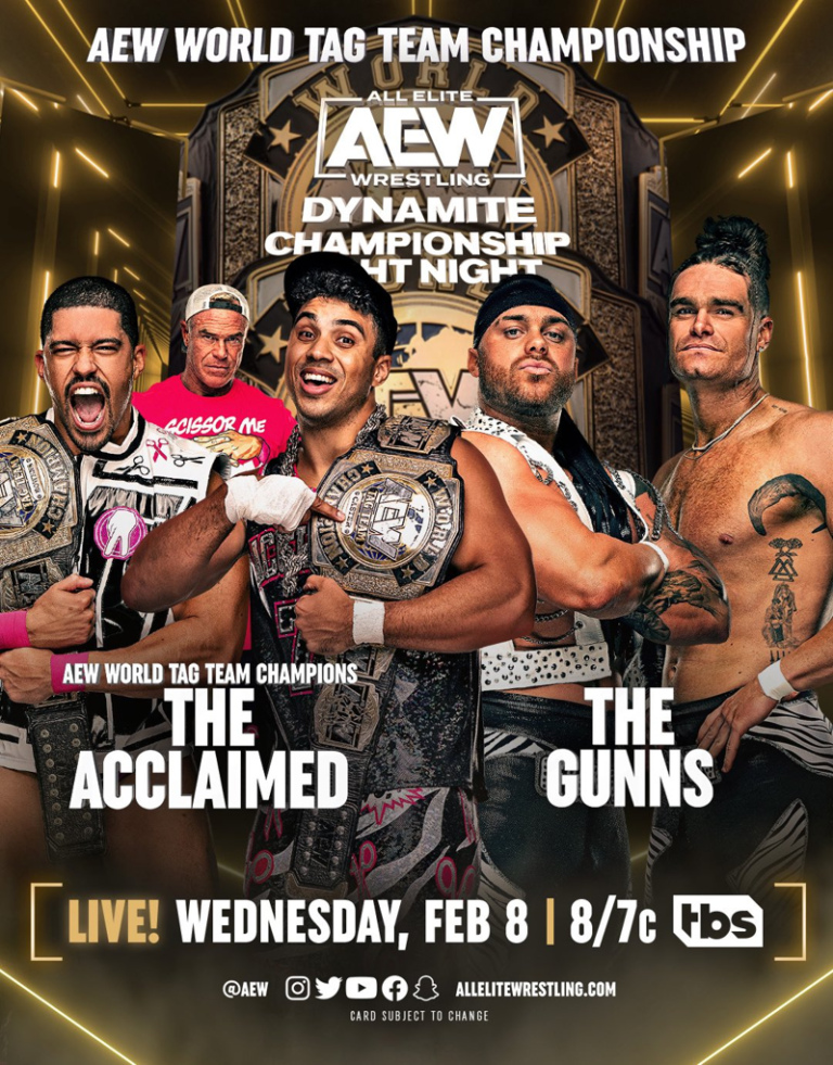 AEW Dynamite February 8, 2023 Spoilers Sees New Champion Crowned