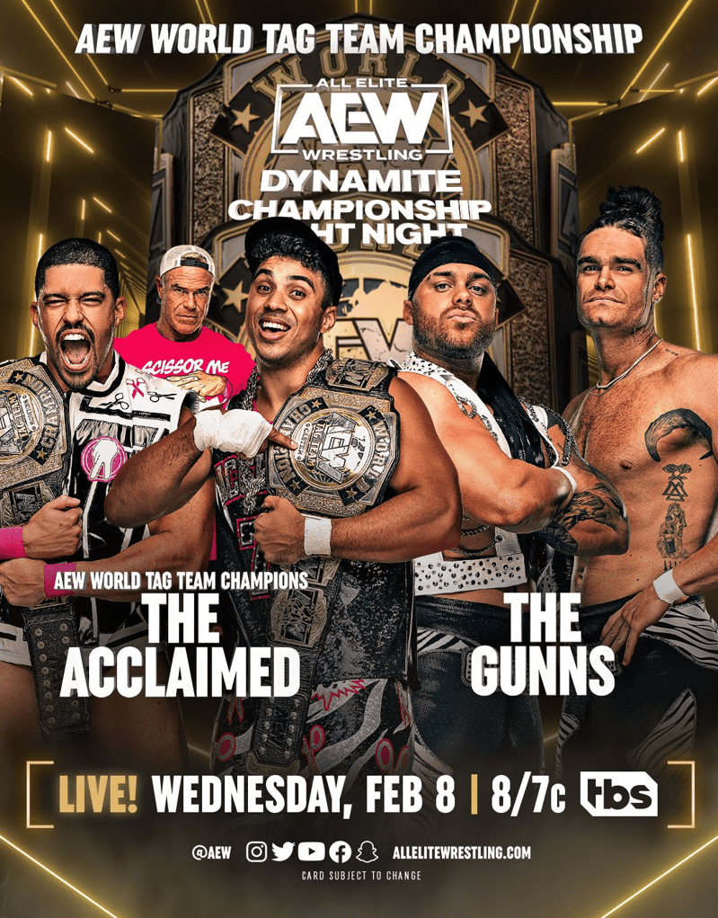 AEW Dynamite ngày 8 tháng 2 năm 2023 Trận tranh đai vô địch AEW Tag Team