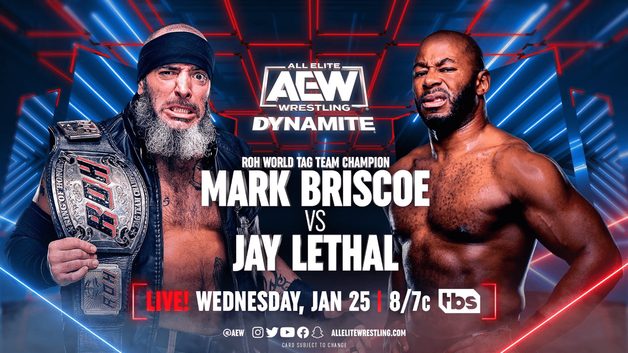 AEW Dynamite January 25 2023 Mark Briscoe vs Jay Lethal