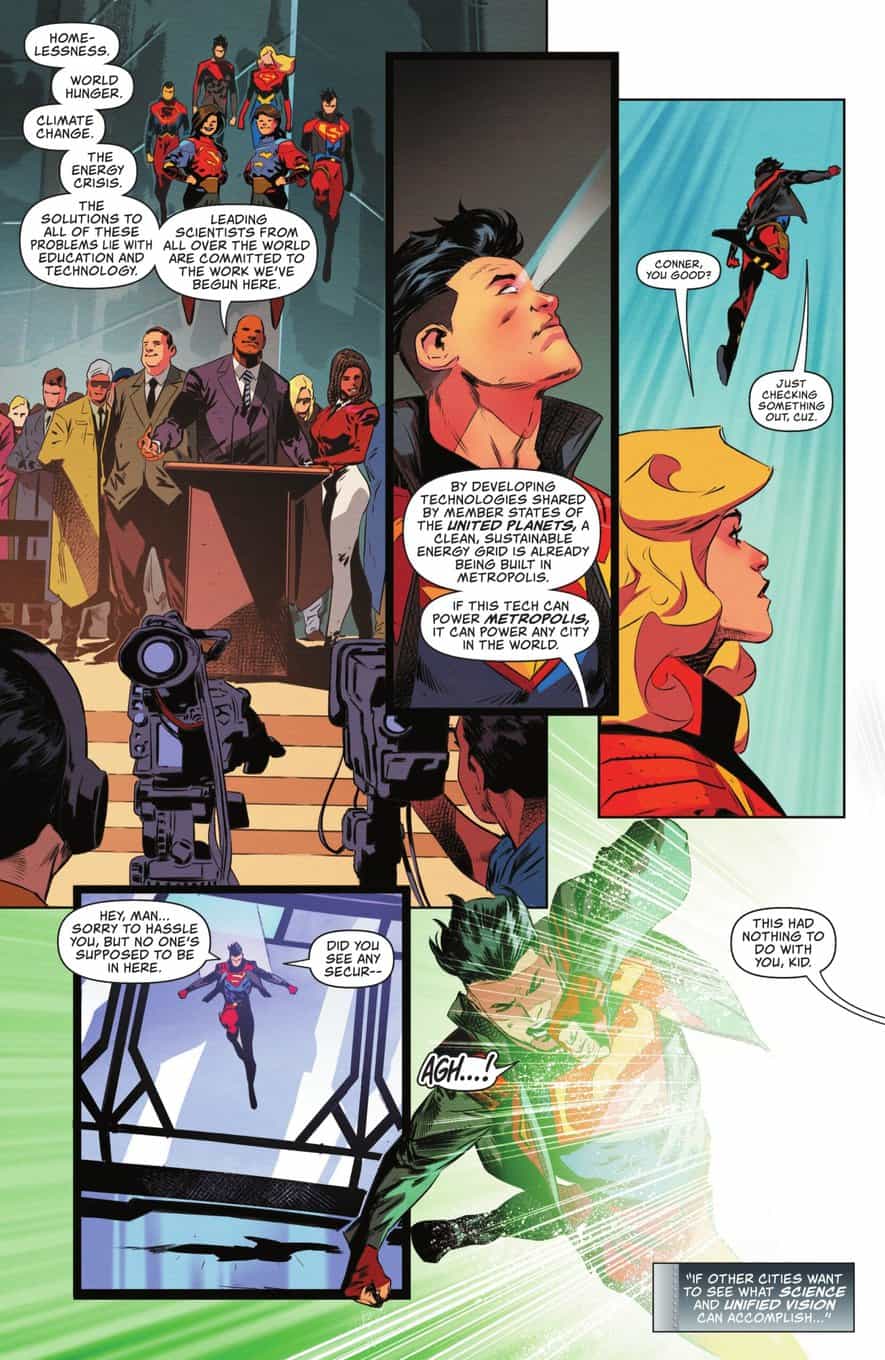 Action Comics #1051 spoilers 6 Gia Đình Siêu Nhân