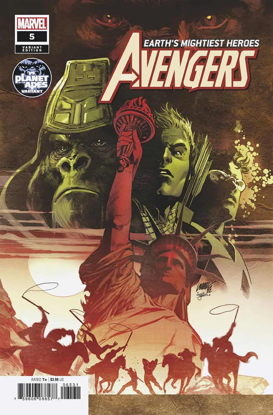 Kẻ phá đám Avengers #65 0-3 Pepe Larraz Hành tinh của loài khỉ