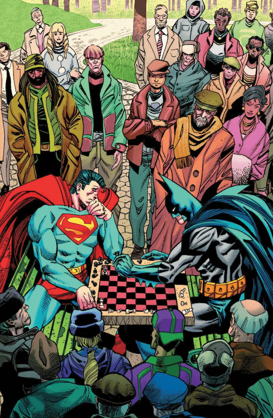Batman Superman World's Finest #15 C Walter Simonson with Chess