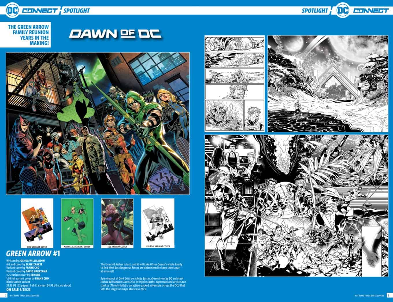 DC Connect #33 Tháng Hai 2023 Dawn of DC Green Arrow #1 nội thất 5