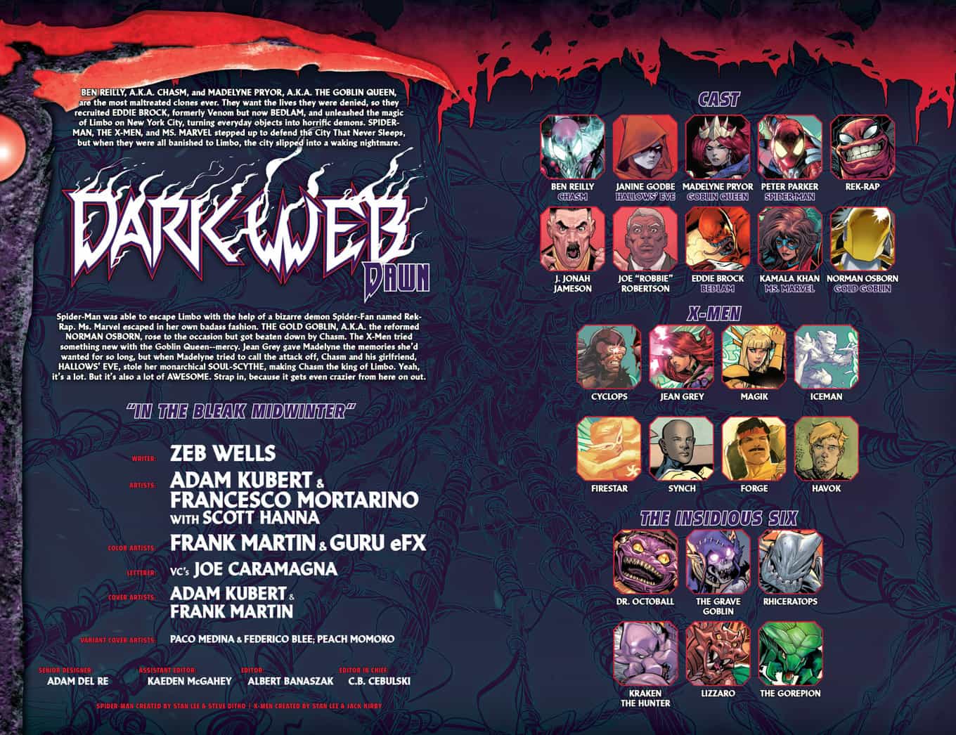 Phần cuối của Dark Web #1 spoilers 0-Z