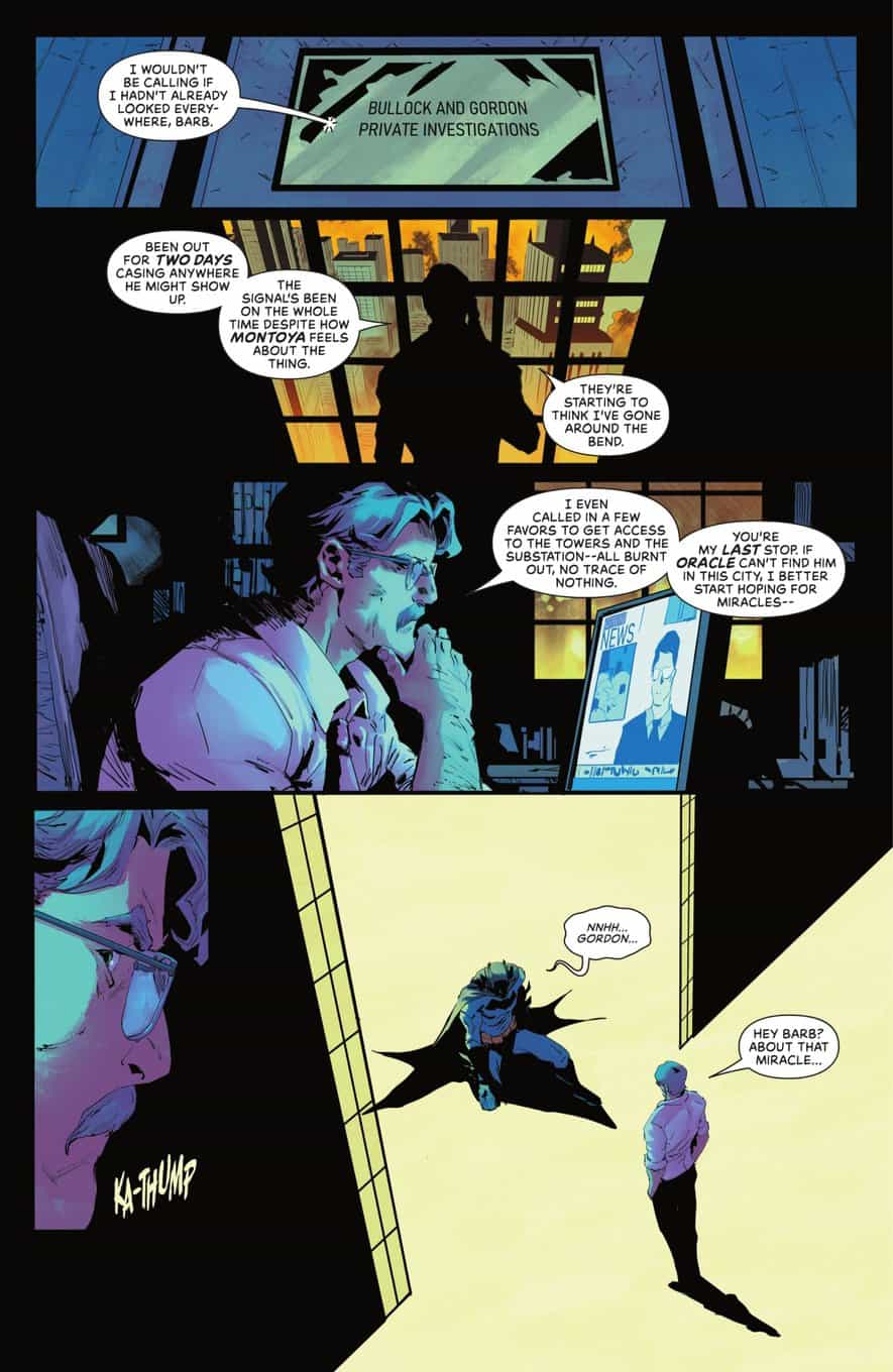 Detective Comics #1069 spoilers 1 Batman with Bullock & Gordon Private Investigators
