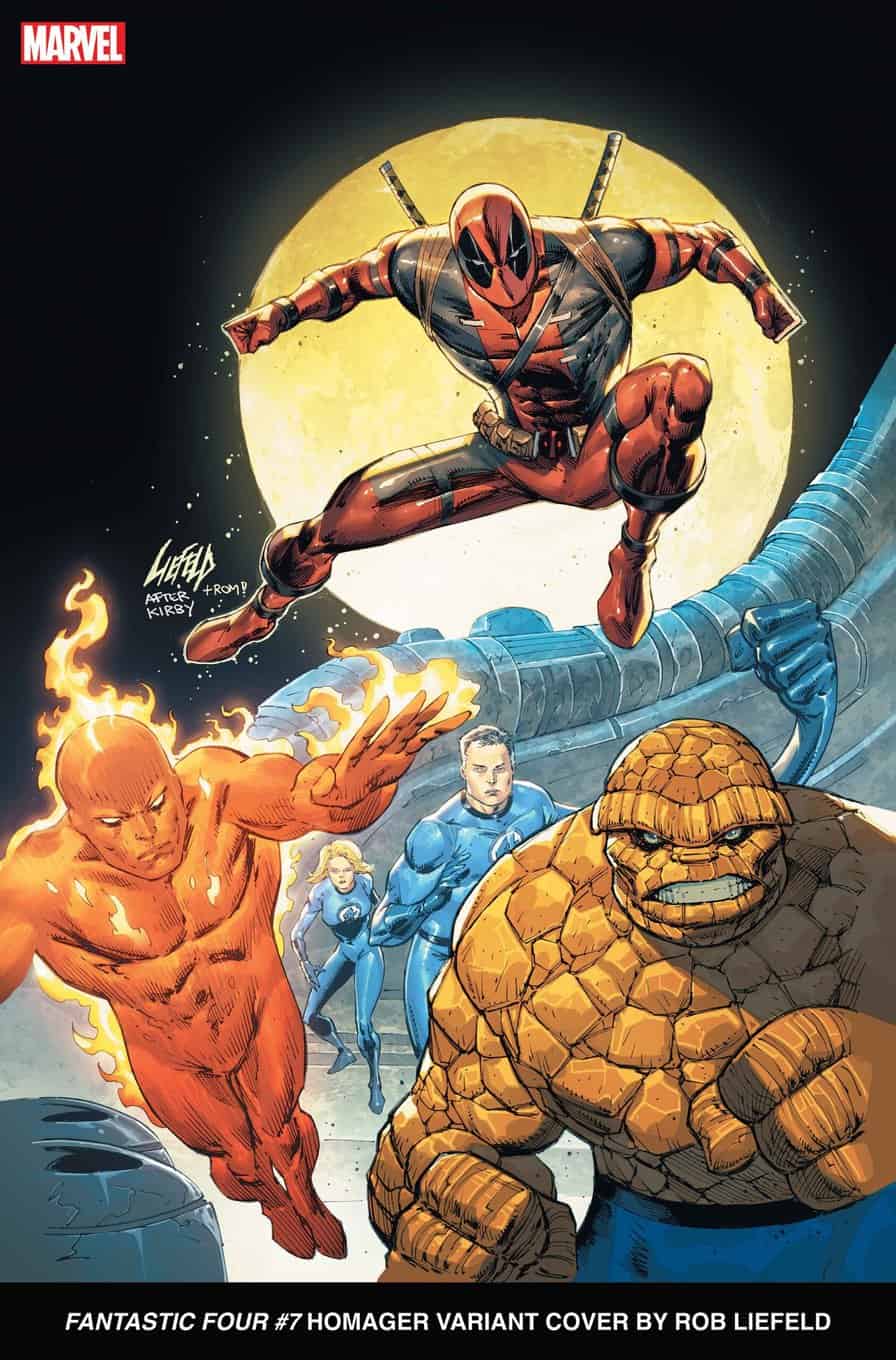 Fantastic Four #7 Rob Liefeld Bìa biến thể Deadpool