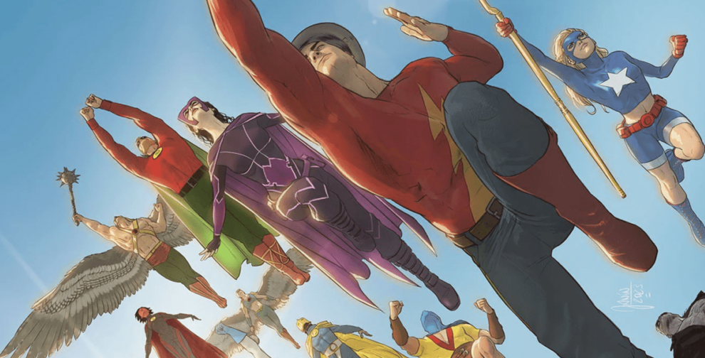 Justice Society Of America #5 0 Banner Mikel Janin