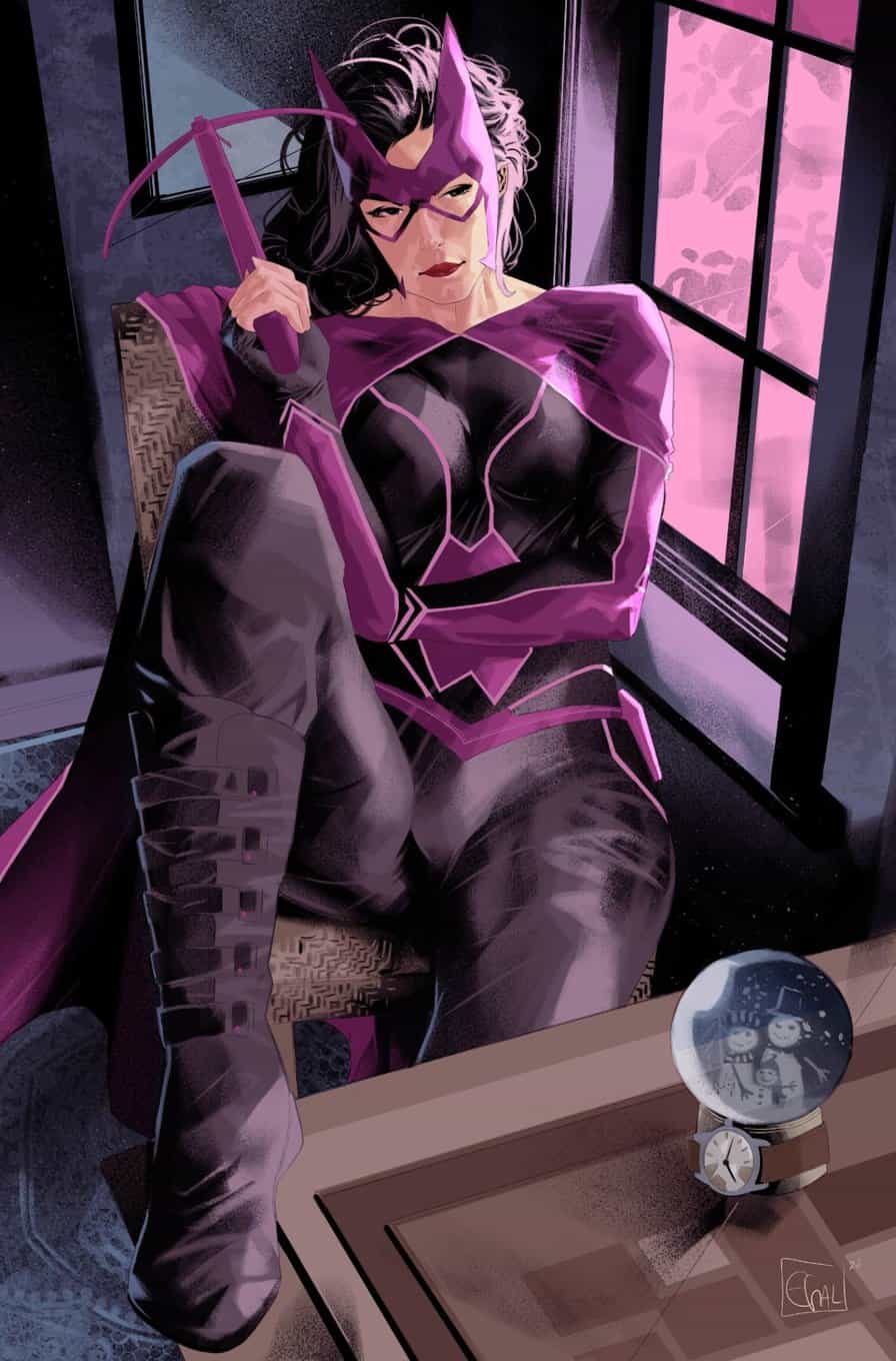 Justice Society of America #5 B Edwin Galmon variant cover Huntress