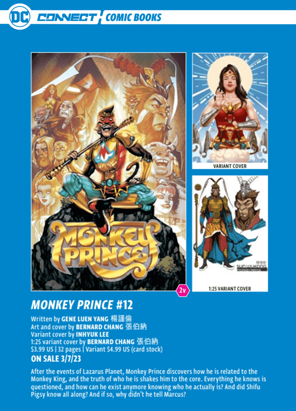 Hoàng Tử Khỉ #12 Tháng Ba 2023 DC Comics