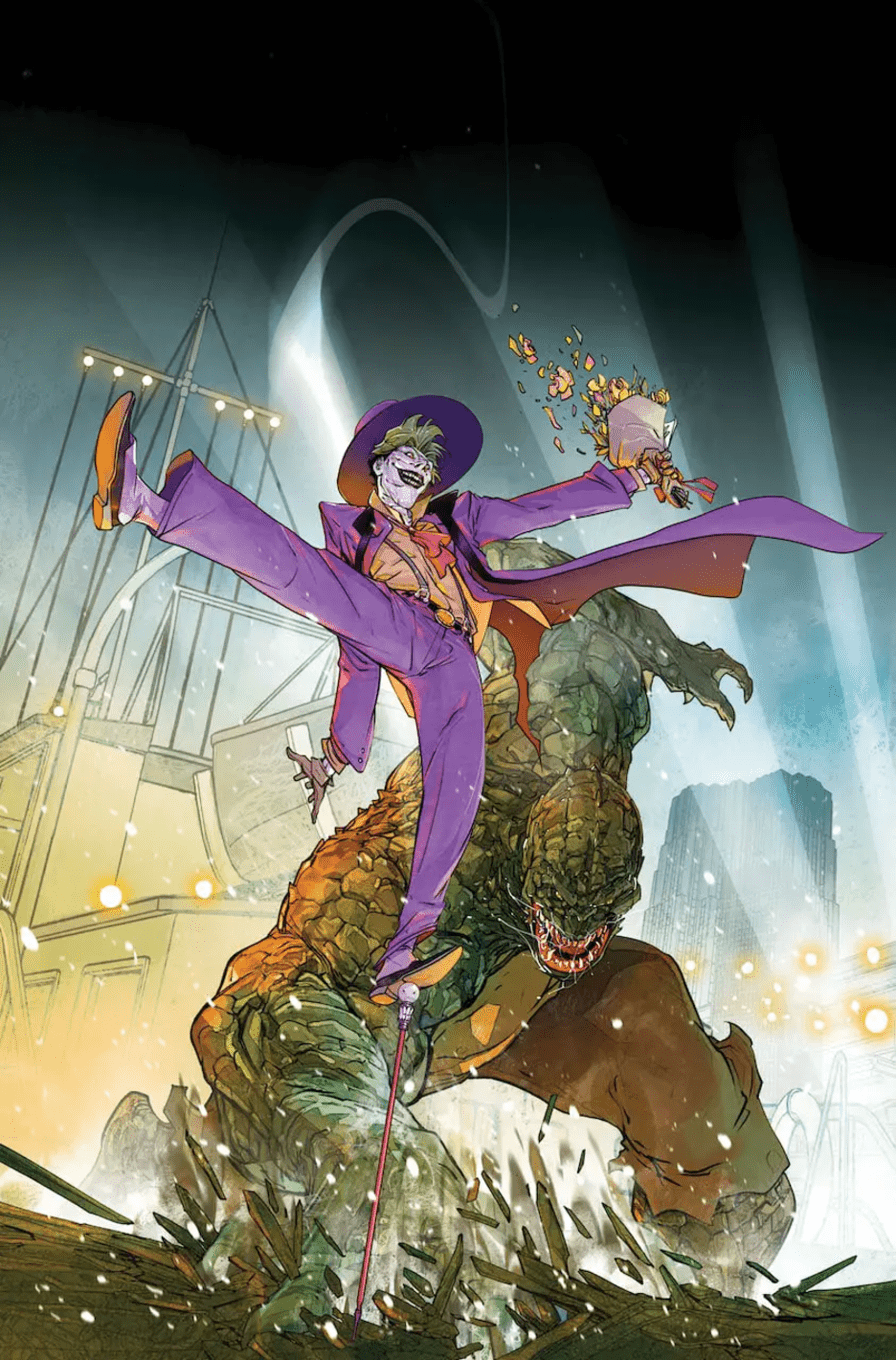 THE JOKER THE MAN WHO STOPPED LAUGHING #8 A CARMINE DI GIANDOMENICO with Killer Croc