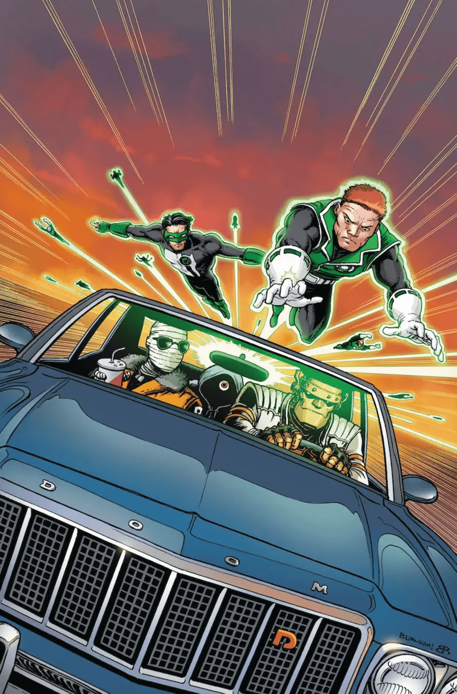 Unstoppable Doom Patrol #2 A CHRIS BURNHAM with Green Lantern Guy Gardner & Kyle Rayner