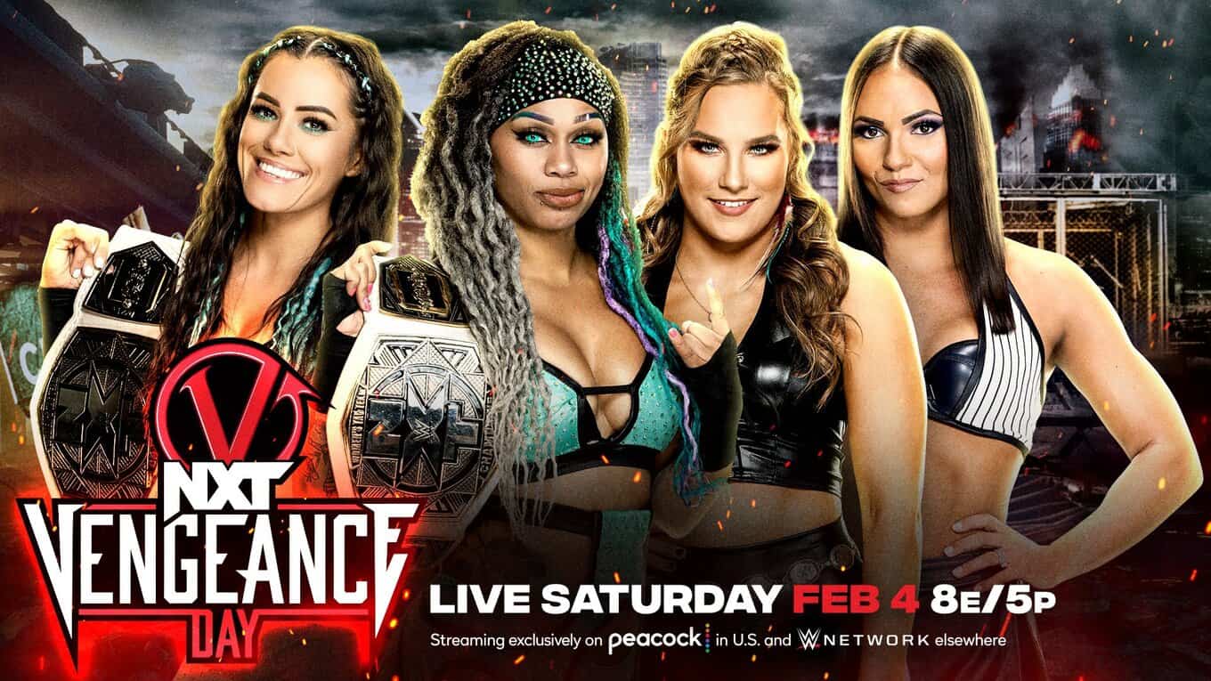 WWE NXT Vengeance Day 2023 NXT Women's Tag Team Championship Martch