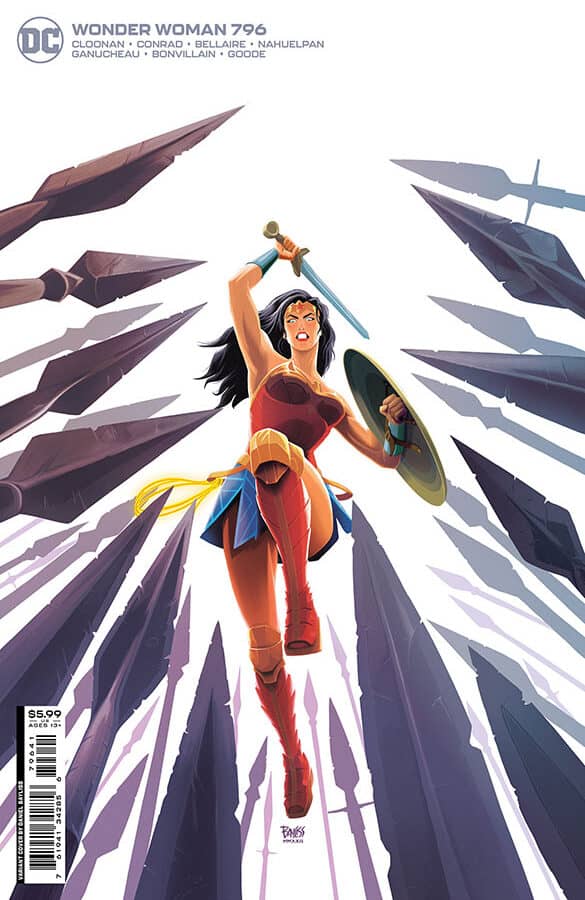 Wonder Woman #796 spoilers 0-3 Daniel Bayliss