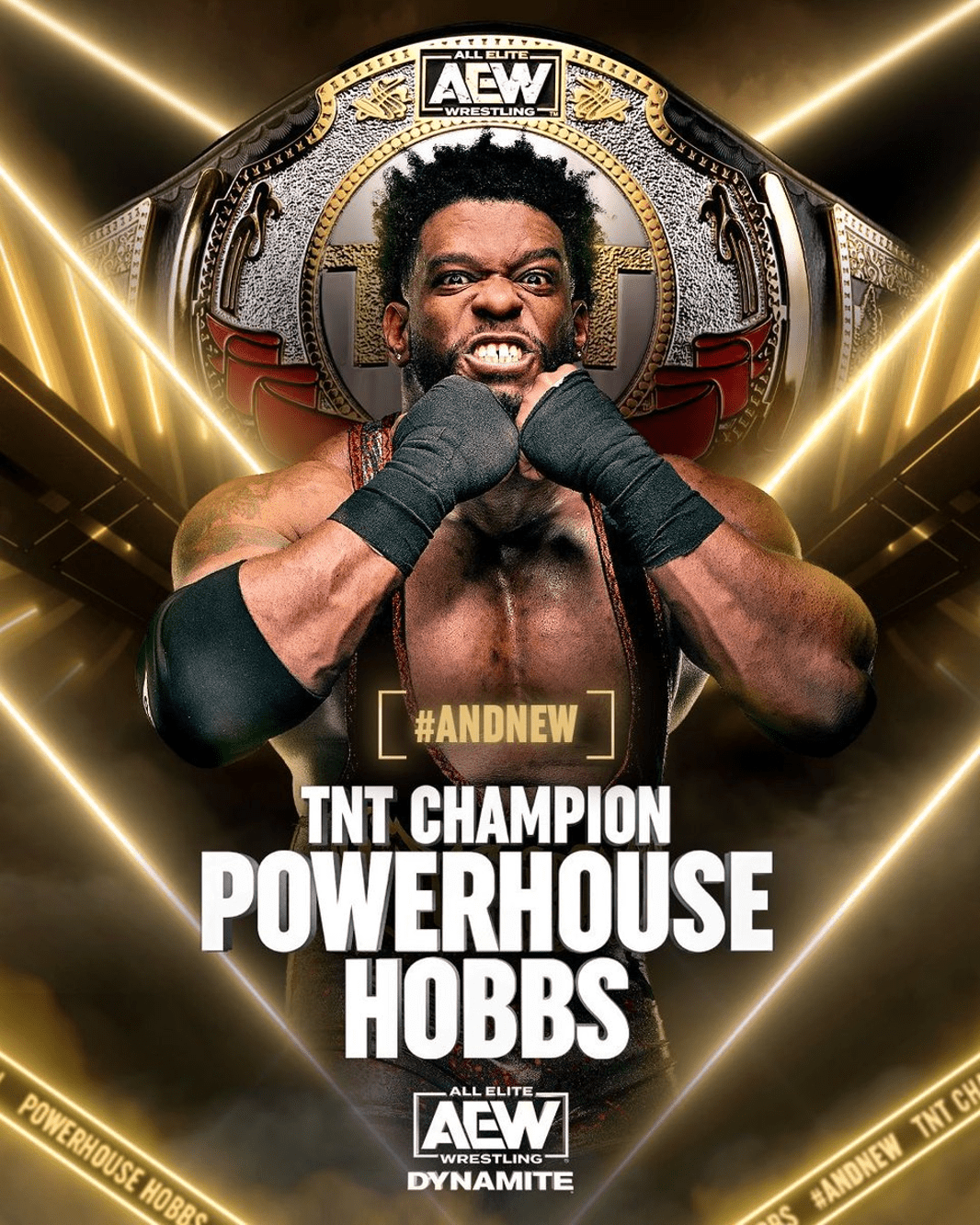 AEW Dynamite ngày 8 tháng 3 năm 2023 #AndNew TNT Champion Powerhouse Hobbs