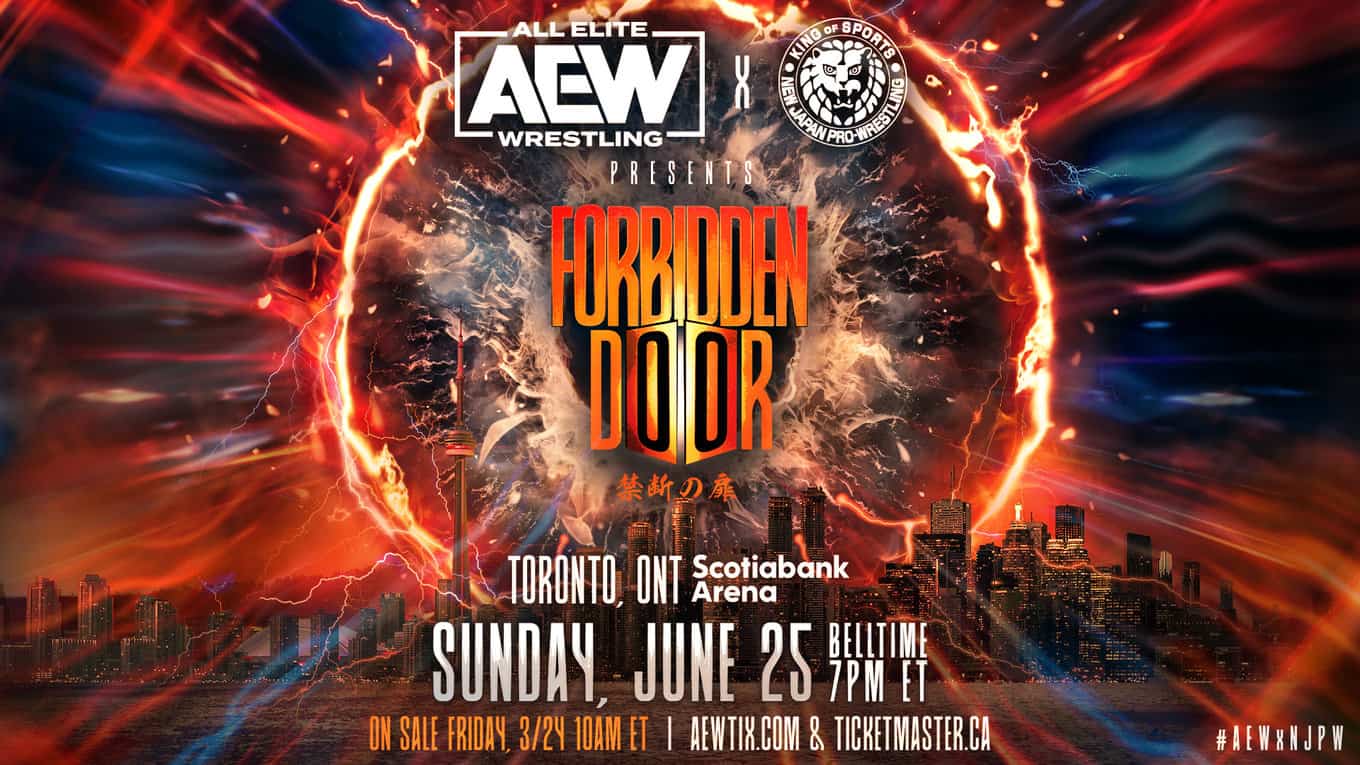 AEW Announces AEW x New Japan Pro Wrestling Forbidden Door II In