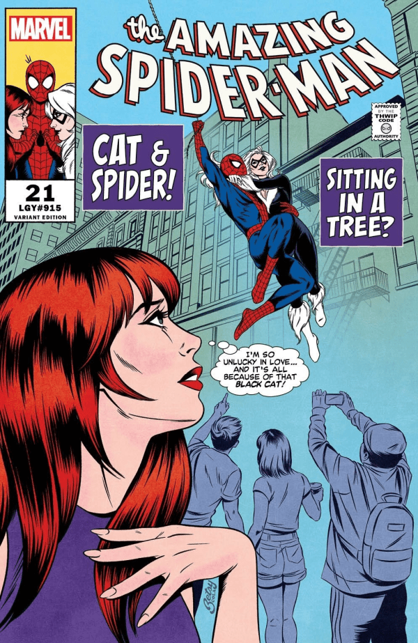 Amazing Spider-Man #21 spoilers 0-7 Betsy Cola với Black Cat & Mary Jane