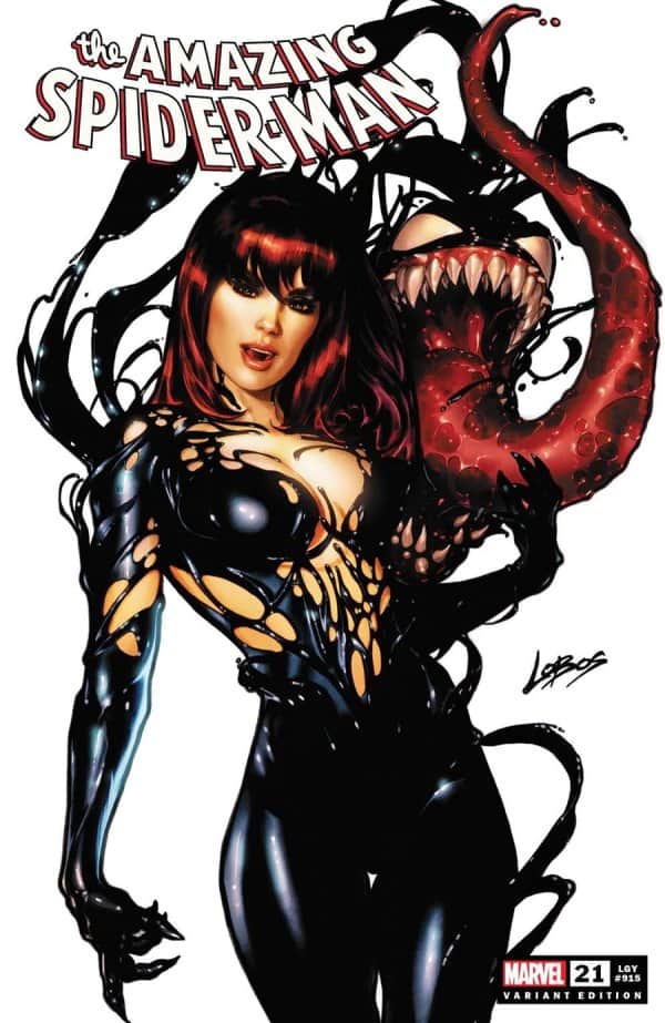 Người nhện tuyệt vời #21 spoilers 0-8 Lobos với Mary Jane & Venom