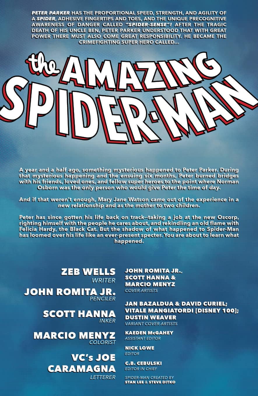 Kẻ phá đám Amazing Spider-Man #21 0-Z
