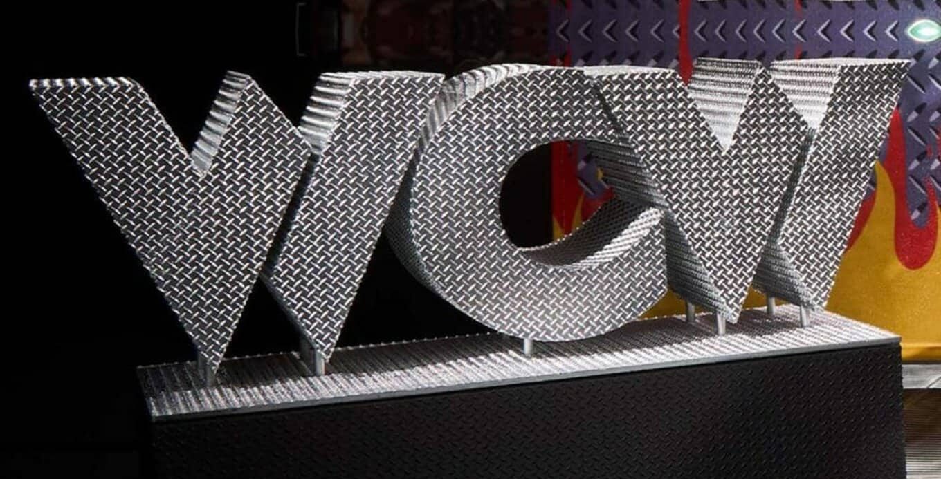 Mattel's WWE Ultimate Edition WCW Monday Nitro Entrance Stage 0 banner logo