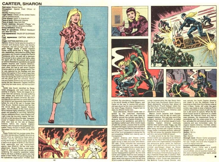 Đặc vụ Sharon Carter 13 Sổ tay Marvel cổ điển