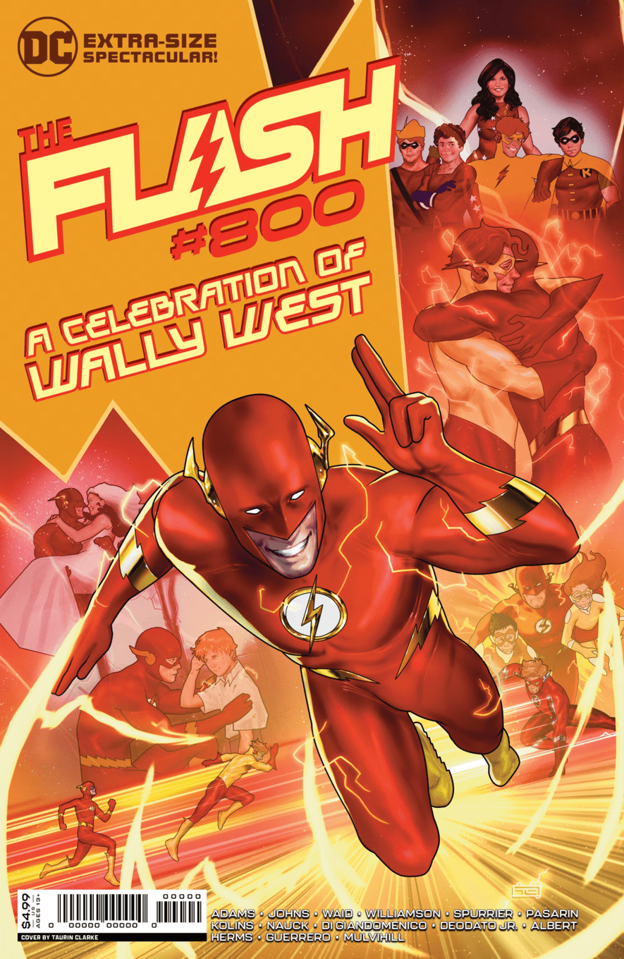 Bìa chính của The Flash #800 A Taurin Clarke