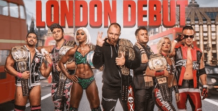 Aew's London England Debut 2023 All In Ii Banner