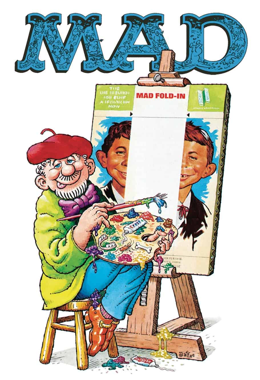 Al Jaffee MAD collection of Fold-Ins cover textless