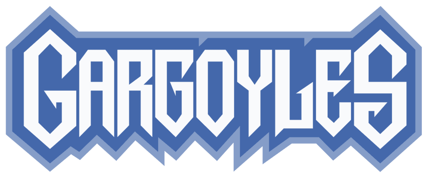 Gargoyles logo blue