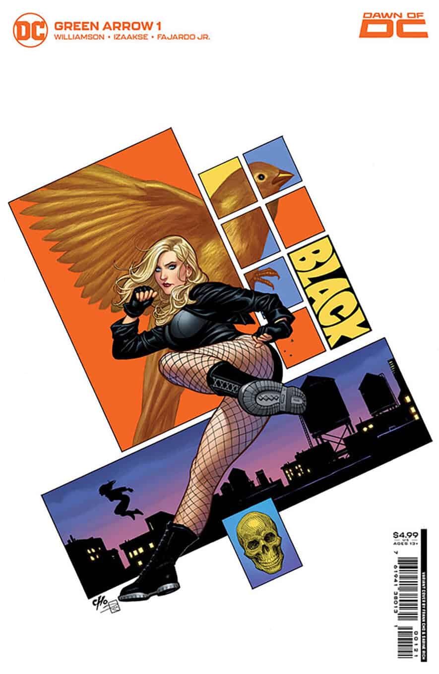 Green Arrow #1 spoilers 0-2 Frank Cho with Black Canary