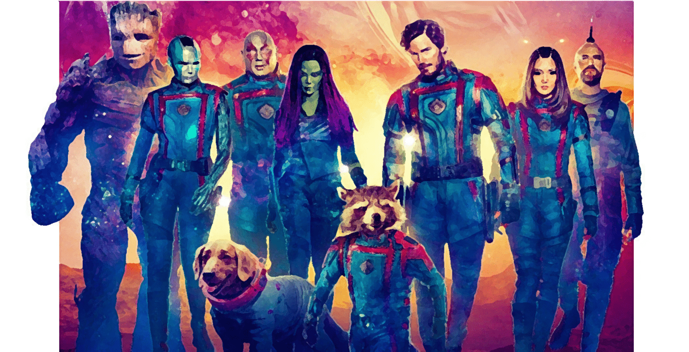 Guardians of the Galaxy Vol 3 movie banner
